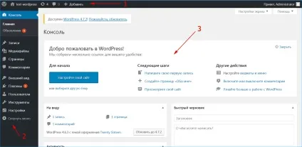 Адаменко wordpress - як увійти в панель управління сайтом
