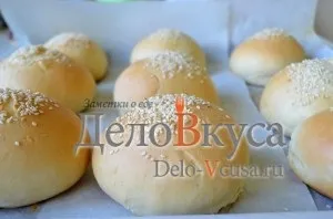 Булочки для гамбургерів і хот-догів (-210 протягом 15-25 хвилин) Булочки для гамбургерів і хот-догів
