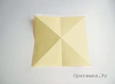 Паперова корова - складання фігурок технікою модульне орігамі з покроковими фотографіями 1 (голову) Паперова корова - складання фігурок технікою модульне орігамі з покроковими фотографіями 1