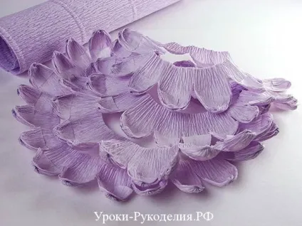 Букет хризантем з паперу - уроки рукоділля (букет) Букет хризантем з паперу - уроки рукоділля