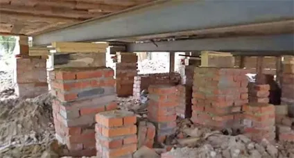 Що робити, якщо просів фундамент способи підйому і ремонту (зміцнення) Що робити, якщо просів фундамент способи підйому і ремонту
