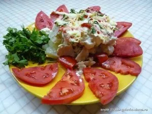 Цвітна капуста з куркою в духовці (куркою) Цвітна капуста з куркою в духовці