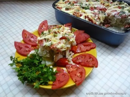 Цвітна капуста з куркою в духовці (куркою) Цвітна капуста з куркою в духовці