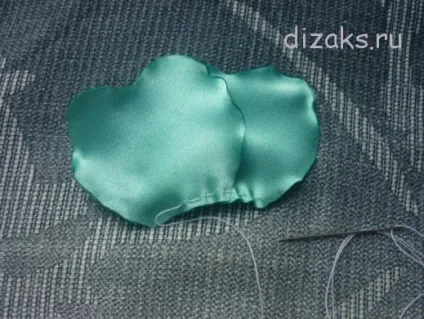 Квітка з атласної тканини своїми руками, dizаks дизайн - аксесуари (атласною) Квітка з атласної тканини своїми руками, dizаks дизайн - аксесуари