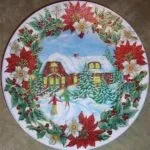 Декупаж на новий рік 2017 пляшки шампанського, свічки, тарілки (декупаж) Декупаж на новий рік 2017 пляшки шампанського, свічки, тарілки