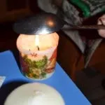 Декупаж на новий рік 2017 пляшки шампанського, свічки, тарілки (шампанського) Декупаж на новий рік 2017 пляшки шампанського, свічки, тарілки