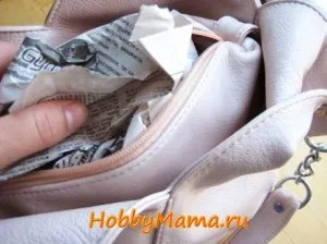 Декупаж сумки лист з парижа (парижа) Декупаж сумки лист з парижа