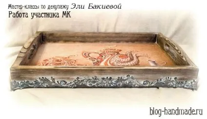 Декупаж підношення з дерева майстер клас - ідея для інтер'єру будинку (ідея) Декупаж підношення з дерева майстер клас - ідея для інтер'єру будинку