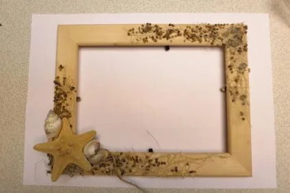 Декор фоторамки в морському стилі - ярмарок майстрів - ручна робота, handmade (фоторамка) Декор фоторамки в морському стилі - ярмарок майстрів - ручна робота, handmade