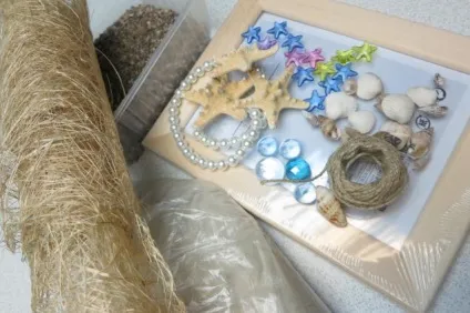 Декор фоторамки в морському стилі - ярмарок майстрів - ручна робота, handmade (черепашки морські) Декор фоторамки в морському стилі - ярмарок майстрів - ручна робота, handmade
