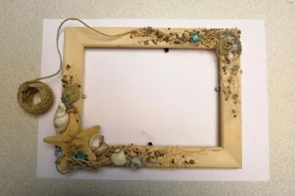Декор фоторамки в морському стилі - ярмарок майстрів - ручна робота, handmade (фоторамка) Декор фоторамки в морському стилі - ярмарок майстрів - ручна робота, handmade