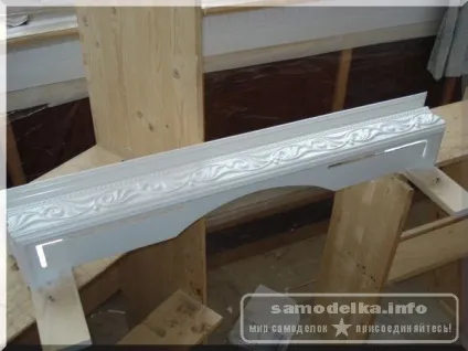 Дерев'яний карниз своїми руками