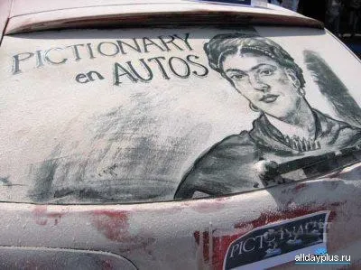 Dirty car art
