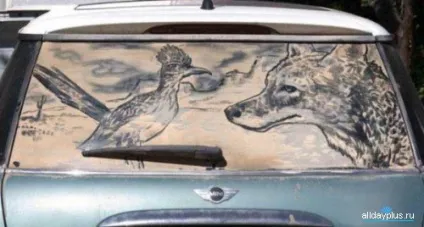 Dirty car art