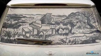 Dirty car art