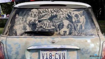 Dirty car art