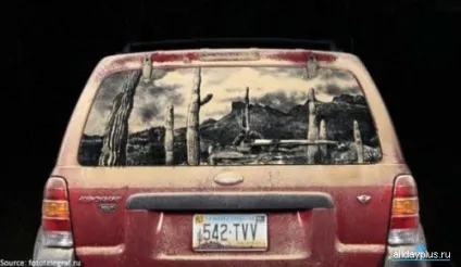 Dirty car art