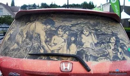 Dirty car art