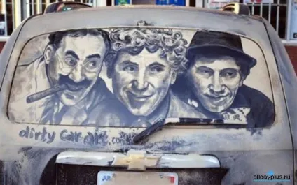 Dirty car art