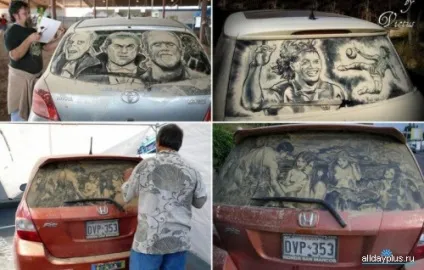 Dirty car art