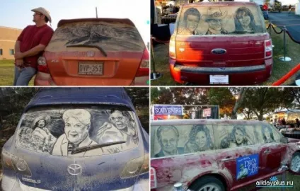 Dirty car art