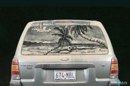 Dirty car art