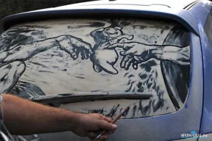 Dirty car art