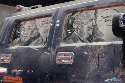 Dirty car art