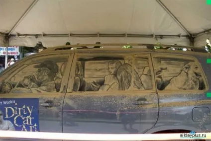 Dirty car art