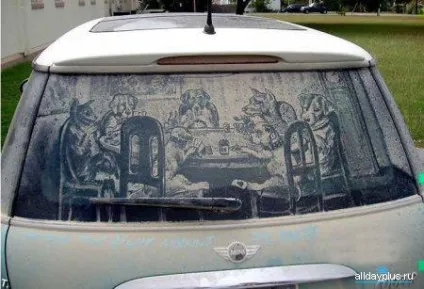 Dirty car art