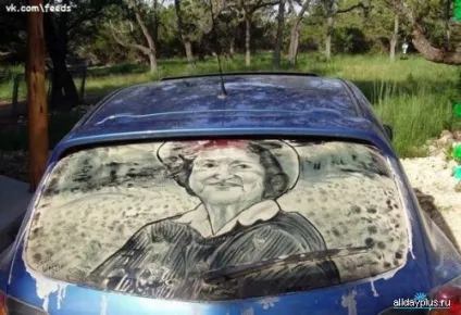 Dirty car art