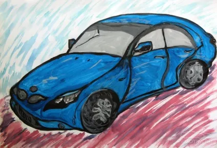 Дитячі малюнки автомобілів))))