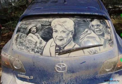 Dirty car art