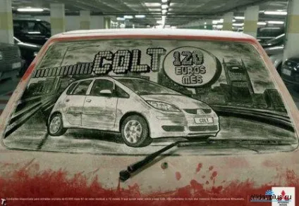 Dirty car art