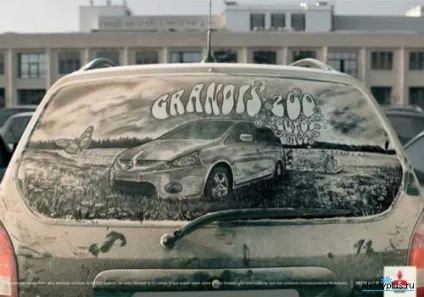 Dirty car art
