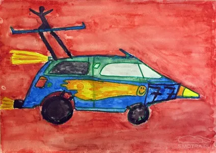 Дитячі малюнки автомобілів))))
