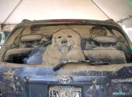 Dirty car art