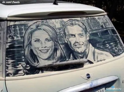 Dirty car art