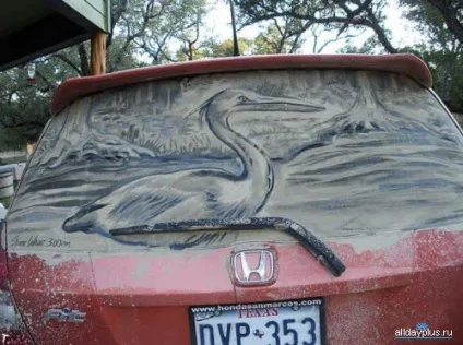 Dirty car art