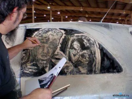 Dirty car art