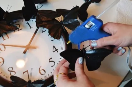 Diy декорування настінних годинників