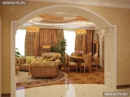 Дизайн інтер'єру з арками (фото) (арки в квартирі) Дизайн інтер'єру з арками (фото)