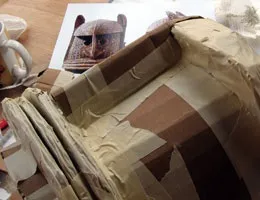 Африканські маски пап'є-маше своїми руками, своїми руками