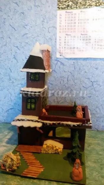 Будиночок із сірникових коробок своїми руками (будиночок) Будиночок із сірникових коробок своїми руками
