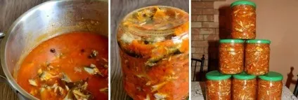 Домашня кілька в томаті (5 рецептів) (кілька про запас) Домашня кілька в томаті (5 рецептів)