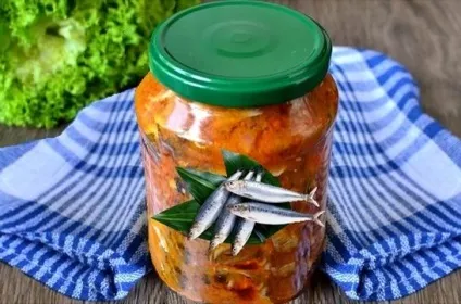 Домашня кілька в томаті (5 рецептів) (домашнє консервування риби) Домашня кілька в томаті (5 рецептів)