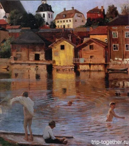 Пам'ятки Порвоо, наші враження (пам'ятки на карті) Пам'ятки Порвоо, наші враження