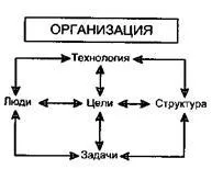 Елементи організації та процесу управління (Взаємозв'язок внутрішніх елементів) Елементи організації та процесу управління