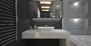 Фото дизайну ванної кімнати економ класу (проект ванної кімнати) Фото дизайну ванної кімнати економ класу