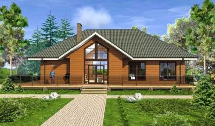 Фото одноповерхових будинків з цегли фасади з червоного і жовтого цегли (будинків) Фото одноповерхових будинків з цегли фасади з червоного і жовтого цегли